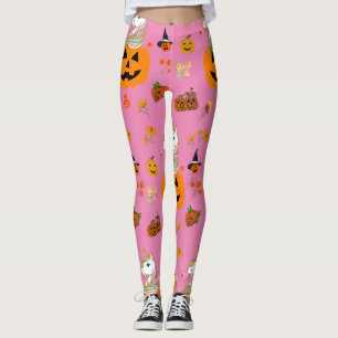 Mikitiez halloween eenhoorn spooky oktober herfst leggings