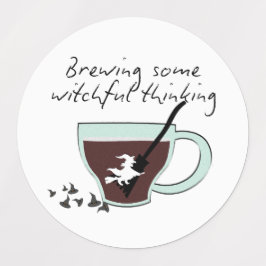 Mikitiez Halloween espresso heks coffeeshop Labels