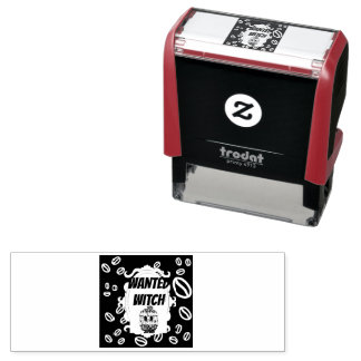Mikitiez halloween espresso heks coffeeshop zelfinktende stempel