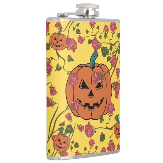 Mikitiez halloween pompoen spooky oktober herfst r heupfles (Rechts)