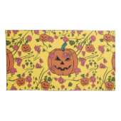 Mikitiez halloween pompoen spooky oktober herfst r kussensloop (Achterkant-Rechts)