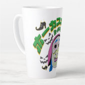 Mikitiez heksentijdperk halloween spooky hocus poc latte mok (Linkerhoek)
