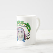 Mikitiez heksentijdperk halloween spooky hocus poc porselein kop (Voorkant rechts)