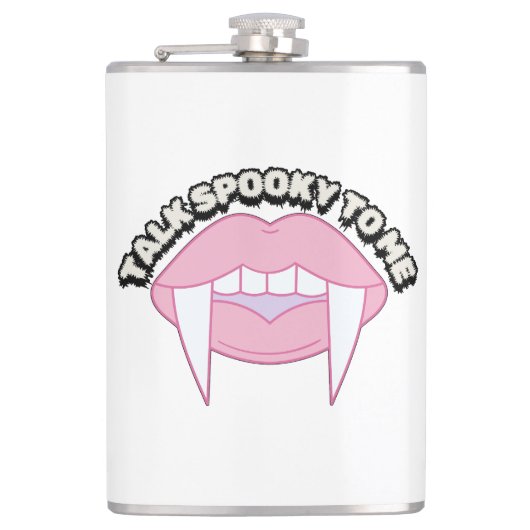 Mikitiez hocus pocus halloween vampier heupfles (Voorkant)