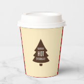 Mikitiez hotchocolate christmas mashmello warm papieren bekers (Voorkant)