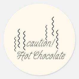 Mikitiez hotchocolate christmas mashmello warm ronde sticker