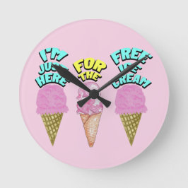 Mikitiez icecream-partij, favoriete zomer ronde klok