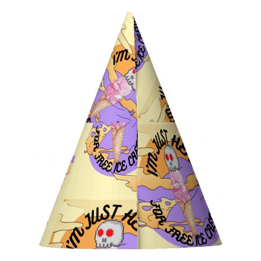 Mikitiez icecream partij Mok specialiteit Feesthoedjes (Achterkant)