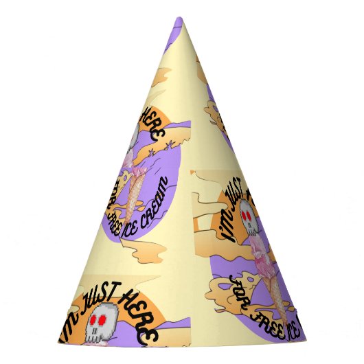 Mikitiez icecream partij Mok specialiteit Feesthoedjes (Voorkant)