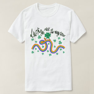 Mikitiez Ierse klaver groen st.patrick's dag geluk T-shirt