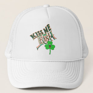 Mikitiez Ierse klaver groen st.patrick's dag geluk Trucker Pet