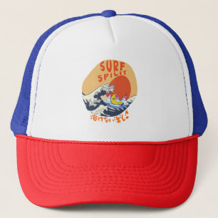 Mikitiez japanesewave zomer surf animemanga trucker pet