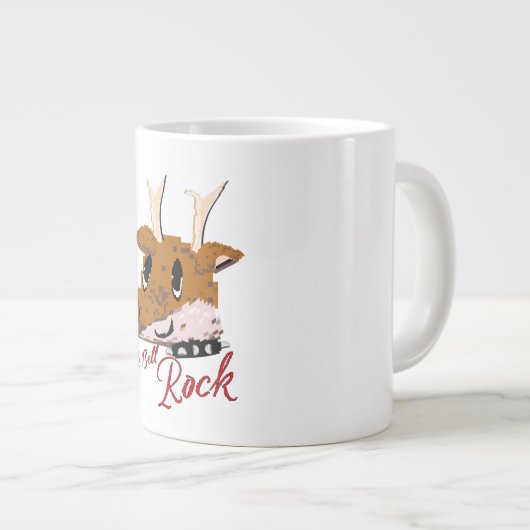 Mikitiez jinglebellrock punk gothmas reindeer grote koffiekop (Voorkant rechts)