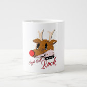 Mikitiez jinglebellrock punk gothmas reindeer grote koffiekop (Voorkant)