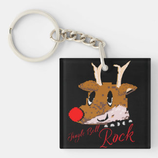 Mikitiez jinglebellrock punk gothmas rendier sleutelhanger