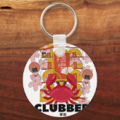 Mikitiez kanker plambeach zeemeermin picknick disc sleutelhanger (Achterkant)