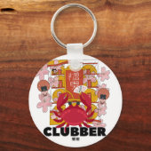 Mikitiez kanker plambeach zeemeermin picknick disc sleutelhanger (Voorkant)