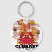 Mikitiez kanker plambeach zeemeermin picknick disc sleutelhanger (Achterkant)