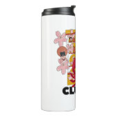 Mikitiez kanker plambeach zeemeermin picknick disc thermosbeker (Gedraaid links)