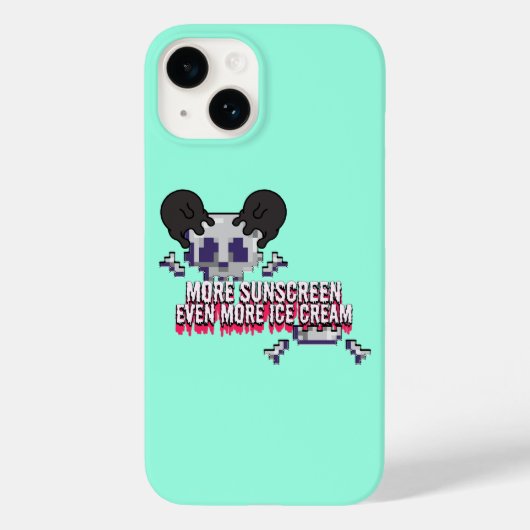 Mikitiez katoenwatten ijs hete dag zonnig Case-Mate iPhone case (Achterkant)