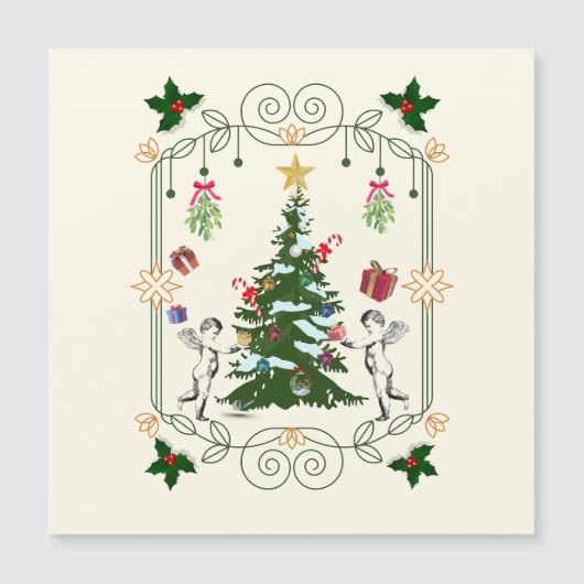 Mikitiez kerstcadeau feest mistletoe hoek (Voorkant)
