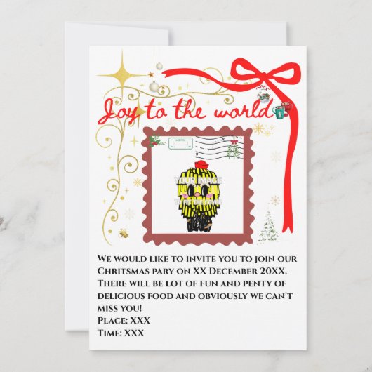Mikitiez Kerstmis engel cadeau ster (Achterkant)