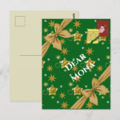 Mikitiez Kerstmis engel cadeau ster Briefkaart (Voorkant / Achterkant)