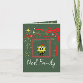 Mikitiez Kerstmis engel cadeau ster Notitiekaartje