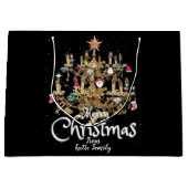 Mikitiez klassiek wit kerst licht jollyholly groot cadeauzakje (Voorkant)