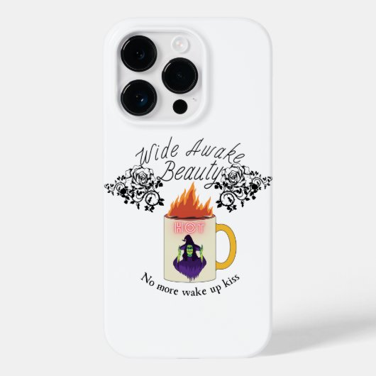 Mikitiez koffie halloween heks schoonheid prinses Case-Mate iPhone case (Achterkant)