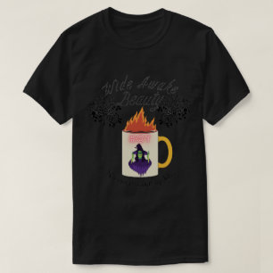 Mikitiez koffie halloween heks schoonheid prinses t-shirt
