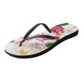 Mikitiez lotus roos flower tuin teenslippers (Schuin)