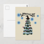 Mikitiez magic moodyholiday gothmas witch briefkaart (Voorkant / Achterkant)