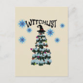 Mikitiez magic moodyholiday gothmas witch briefkaart (Voorkant)