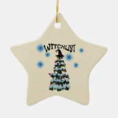 Mikitiez magic moodyholiday gothmas witch keramisch ornament (Voorkant)