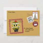 Mikitiez northpole expressmail stamp collection kaart (Voorkant)