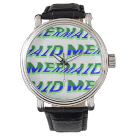 Mikitiez oceaanzeemeermin venus zee blauw horloge