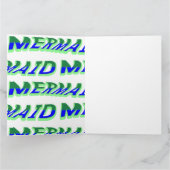 Mikitiez oceaanzeemeermin venus zee blauw kaart (Binnen)