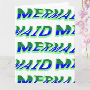 Mikitiez oceaanzeemeermin venus zee blauw kaart