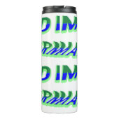 Mikitiez oceaanzeemeermin venus zee blauw thermosbeker (Achterkant)