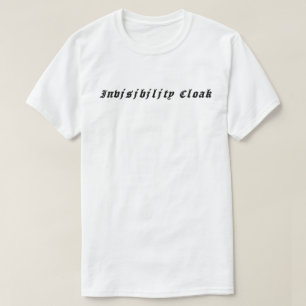 Mikitiez onzichtbaarheid mantel vervagen magische t-shirt