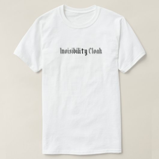 Mikitiez onzichtbaarheid mantel vervagen magische  t-shirt (Design voorkant)