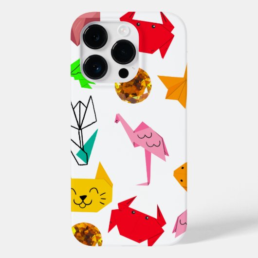 Mikitiez origami kanker zomer juweel dier kat Case-Mate iPhone case (Achterkant)