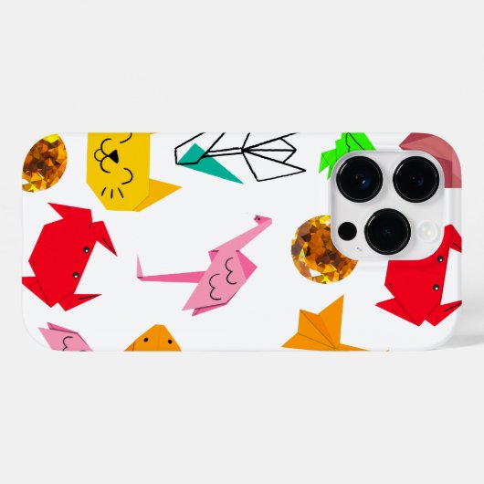 Mikitiez origami kanker zomer juweel dier kat Case-Mate iPhone case (Achterkant (horizontaal))