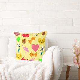 Mikitiez origami kanker zomer juweel dier kat kussen