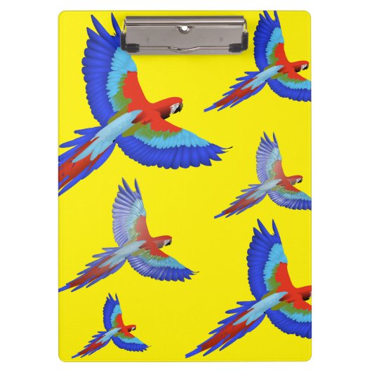 Mikitiez parrot hawaii zommersunset strand spring klembord (Voorkant)