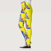 Mikitiez parrot hawaii zommersunset strand spring leggings (Links)