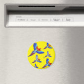 Mikitiez parrot hawaii zommersunset strand spring magneet (Insitu (Vaatwasser))