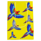 Mikitiez parrot hawaii zommersunset strand spring medium cadeauzakje (Achterkant)