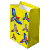 Mikitiez parrot hawaii zommersunset strand spring medium cadeauzakje (Achterkant Gekanteld)